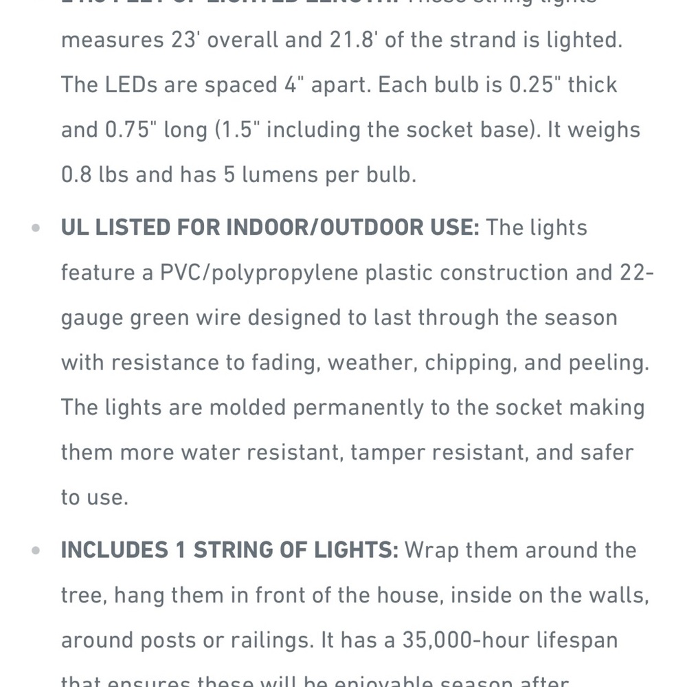Green LED String Lights - Picture 6 of 6